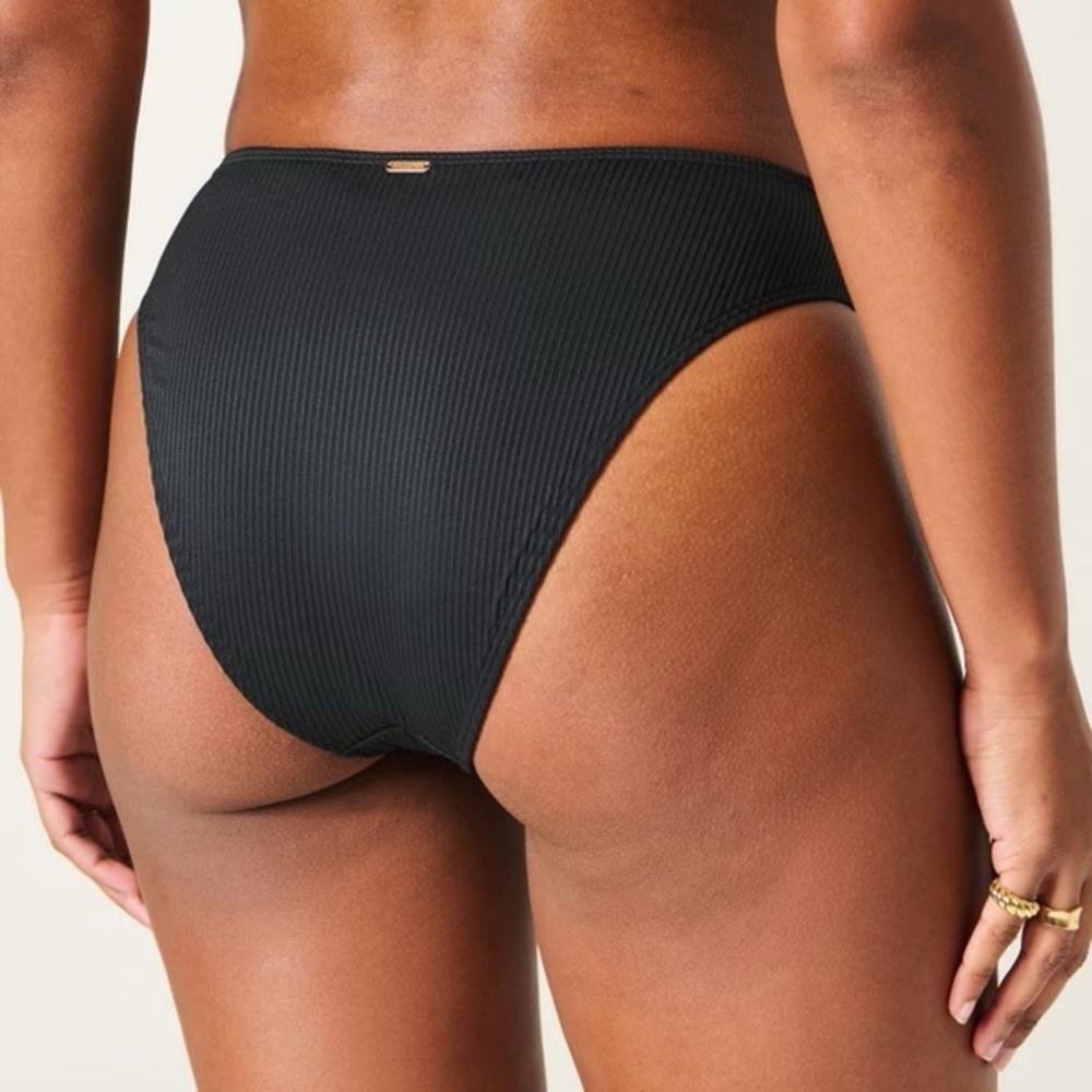 Hollister Ribbed High Rise Bikini Bottoms
